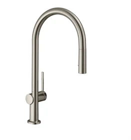 ברז מטבח נשלף טאליס בתוספת SBOX נירוסטה 72801800 HANSGROHE