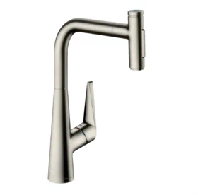 ברז מטבח נשלף טאליס S סלקט 300 נירוסטה 72823800 HANSGROHE