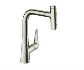 ברז מטבח נשלף טאליס S סלקט 220 נירוסטה 72824800 HANSGROHE