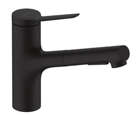 ברז מטבח נשלף 150 זסיס M33 שחור מט HANSGROHE 74800670