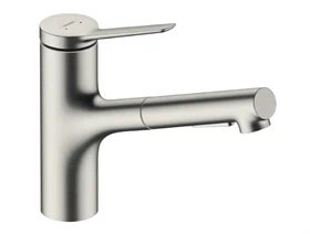 ברז מטבח נשלף 150 זסיס M33 נירוסטה HANSGROHE 74800800