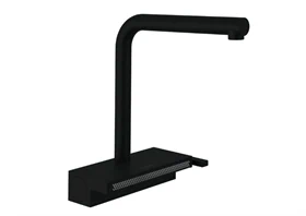 ברז מטבח נשלף שחור מט 73830670 Aquno select 250 HANSGROHE
