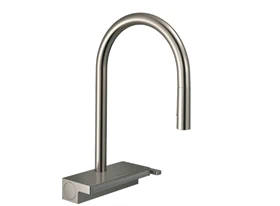 ברז מטבח נשלף נירוסטה 73831800 - Aquno select 250 HANSGROHE