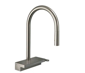 ברז מטבח נשלף נירוסטה 73837800- Aquno select 250 HANSGROHE