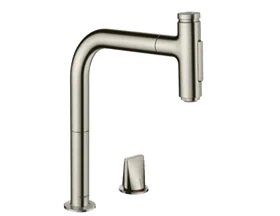 ברז מטבח נשלף מסדרת M71 נירוסטה HANSGROHE 73818800