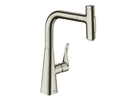 ברז מטבח נשלף מטריס סלקט פייה 24 ס"מ נירוסטה HANSGROHE 73817800