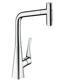ברז מטבח נשלף מטריס סלקט פייה 33 ס"מ כרום HANSGROHE 73820000