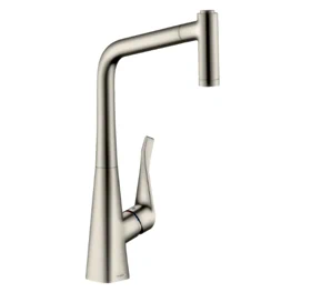 ברז מטבח נשלף מטריס 320 נירוסטה HANSGROHE 14820800