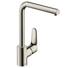 ברז מטבח פיה מסתובבת פוקוס נירוסטה 31817800 HANSGROHE