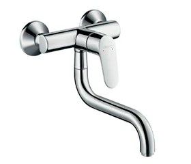 ברז מטבח סוללה מהקיר פוקוס 31825000 HANSGROHE