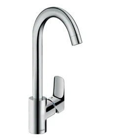 ברז מטבח עם פיה מסתובבת לוגיס 260 71835000 HANSGROHE
