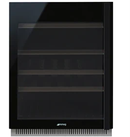 מקרר יין סמג שחור פתיחה לשמאל Dolce CVI638LN3