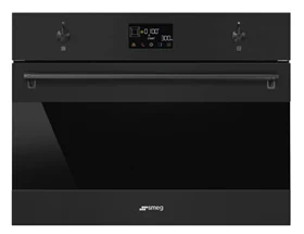 תנור מיקרוגל 45 SMEG שחור מט Classica SOA4302M1N