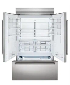 ICBCL4850UFDID מקרר+מקפיא 122 ס"מ B.I דלת צרפתית נירוסטה