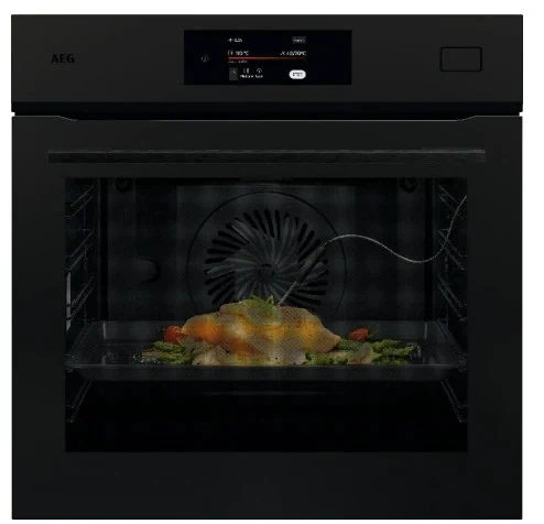 תנור בנוי 60 ס"מ שחור מט ABE84732T AEG