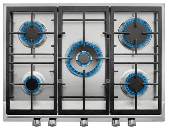 כיריים גז נירוסטה 70 ס"מ תקה EX70.1 5G