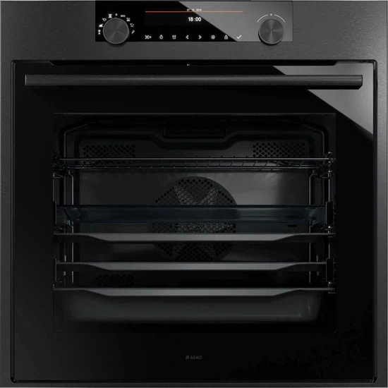 תנור בנוי 60 פירוליטי אסקו OP8687B-BLACK STEEL