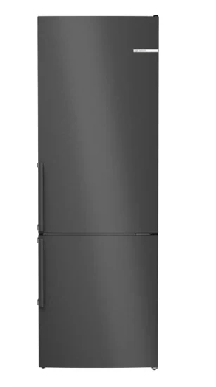 זוג מקררים 70 ס"מ נירוסטה שחורה מוברשת בוש KGN49VXCT