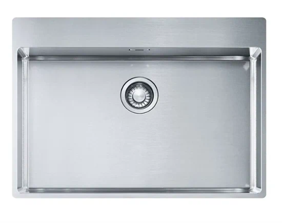 כיור בוקס 80 ס"מ נירוסטה BXX 210-68 TL Box פרנקה