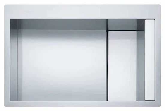 כיור הש 80 ס"מ נירוסטה CLV 210 (Black) Crystal Line פרנקה
