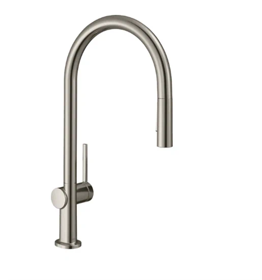 ברז מטבח נשלף טאליס בתוספת SBOX נירוסטה 72801800 HANSGROHE