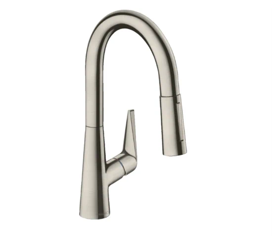 ברז מטבח נשלף טאליס S 160 נירוסטה 72815800 HANSGROHE