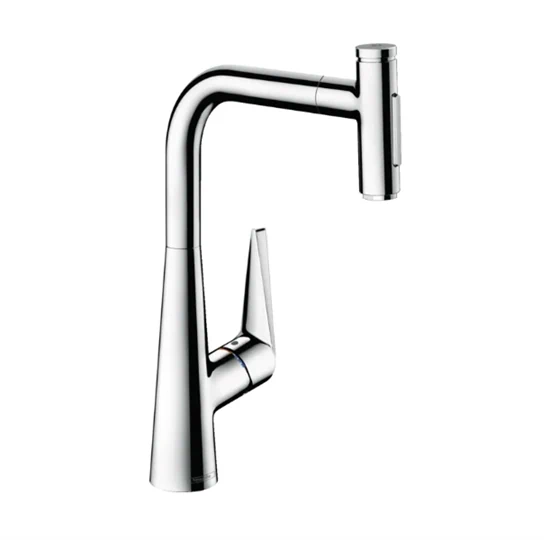 ברז מטבח נשלף טאליס S סלקט 300 כרום 72823000 HANSGROHE