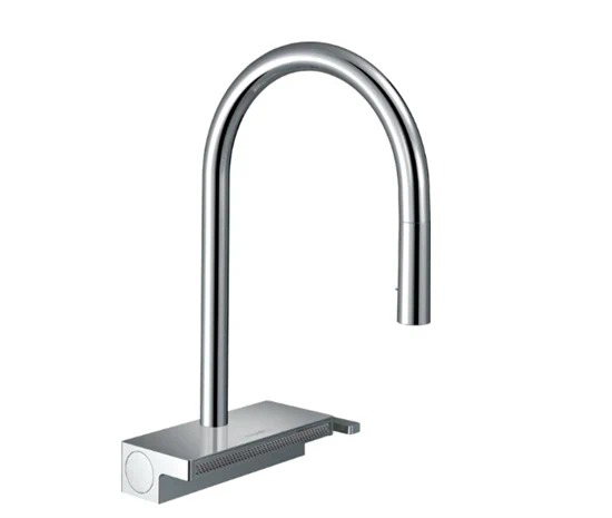 ברז מטבח נשלף כרום 73837000 - Aquno select 250 HANSGROHE