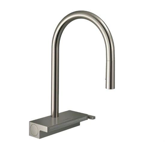 ברז מטבח נשלף נירוסטה 73837800- Aquno select 250 HANSGROHE