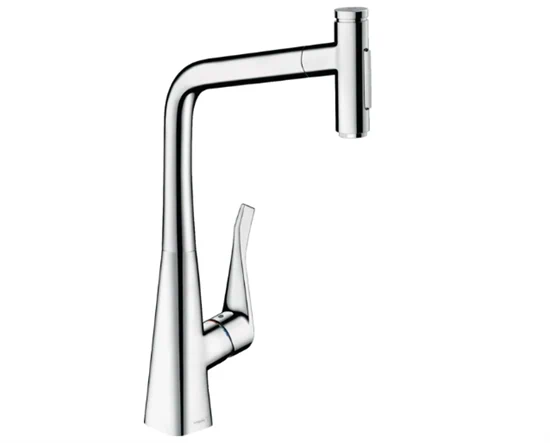 ברז מטבח נשלף מטריס סלקט פייה 33 ס"מ כרום HANSGROHE 73816000