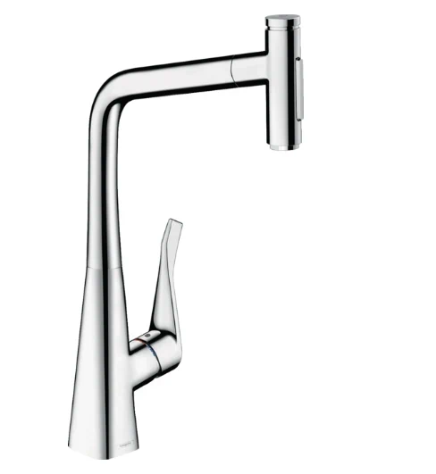 ברז מטבח נשלף מטריס סלקט פייה 33 ס"מ כרום HANSGROHE 73820000