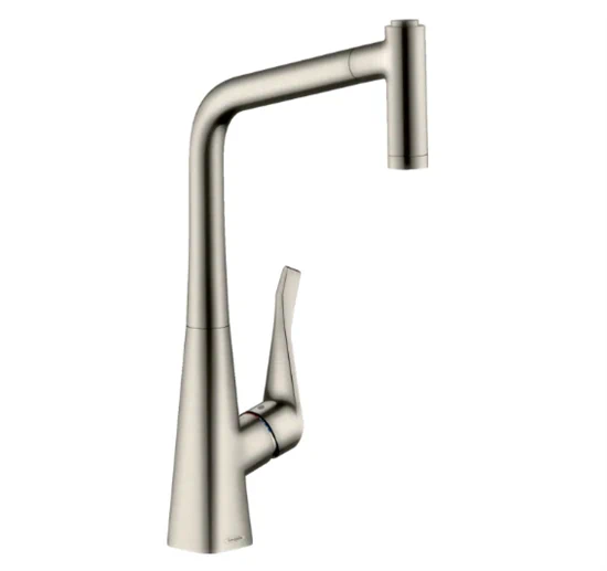ברז מטבח נשלף מטריס 320 נירוסטה HANSGROHE 14820800