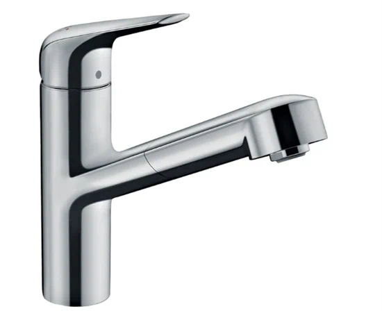ברז מטבח נשלף פוקוס M42 כרום HANSGROHE 71814000