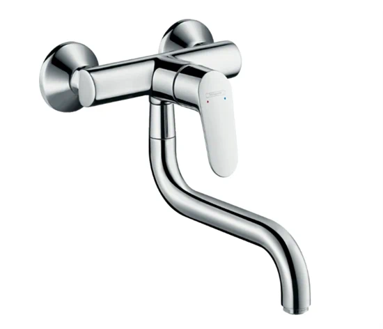 ברז מטבח סוללה מהקיר פוקוס 31825000 HANSGROHE