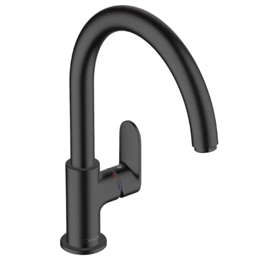 ברז מטבח ורניס בלנד 260 שחור מט 71870670 HANSGROHE