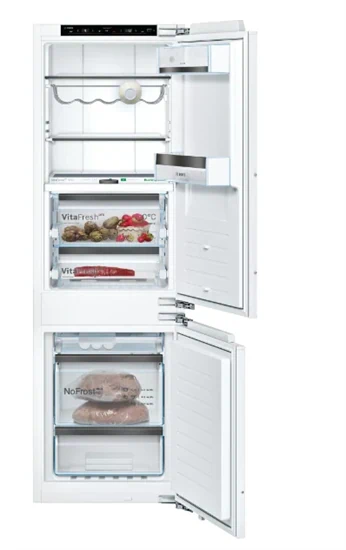 מקרר אינטגרלי מקפיא תחתון 55.8 ס"מ בוש KIF86HDD0