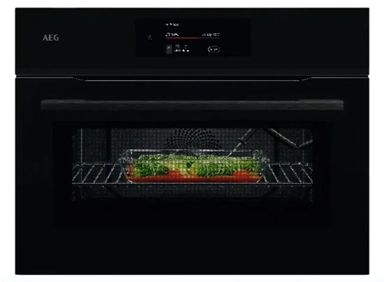 תנור משולב מיקרוגל 45 ס"מ שחור/מט ACK81701B/T AEG