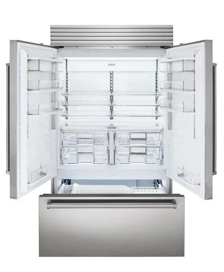ICBCL4850UFDID מקרר+מקפיא 122 ס"מ B.I דלת צרפתית נירוסטה